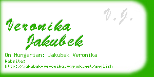 veronika jakubek business card